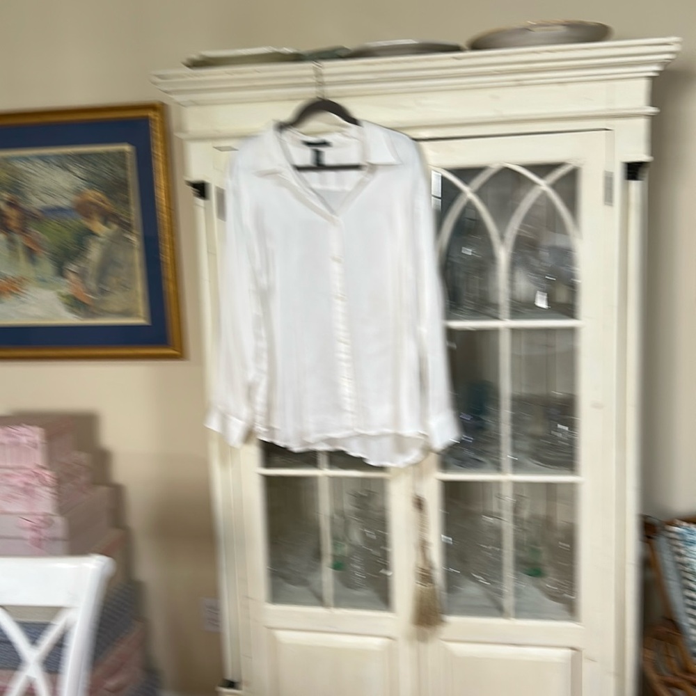 Ralph Lauren 3X viscose elegant white shirt